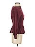 Something Navy Burgundy Pullover Sweater Size XS - photo 4