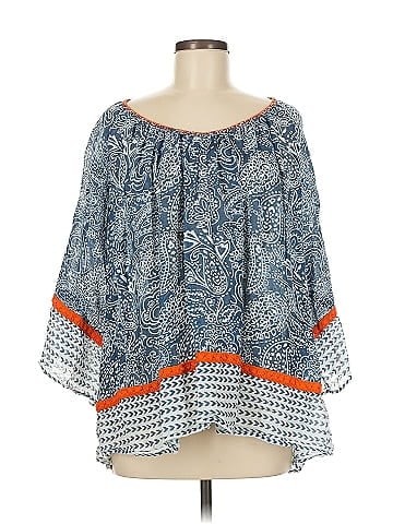 Calypso St. Barth 3/4 Sleeve Blouse (view 1)