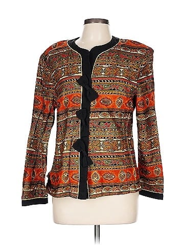 Ultra Dress Vibrant Artistic Paisley Pattern Jacket (view 1)
