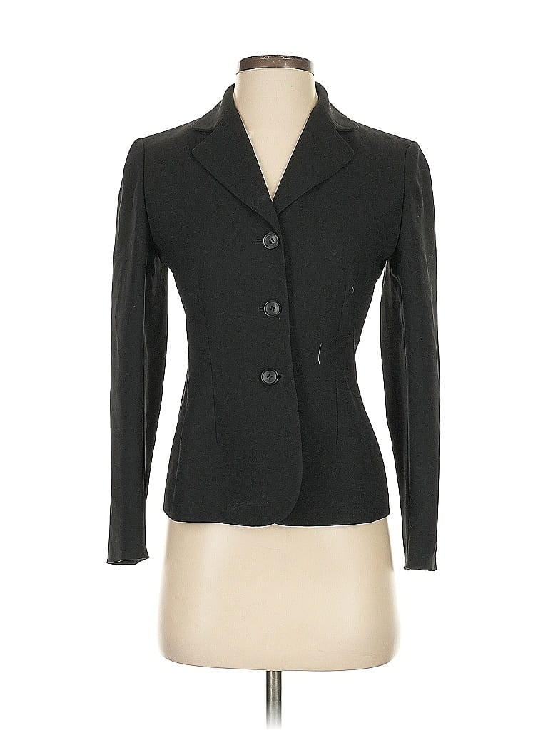 Pre-owned Ann Taylor Blazer Jacket In Black