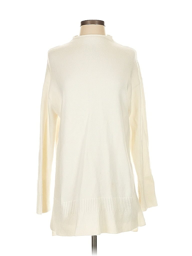 Pre-owned Moth Turtleneck Sweater In White