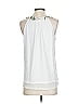 Tiny White Sleeveless Blouse Size S - photo 2