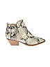 Sam Edelman 100% Leather Animal Print Ivory Ankle Boots Size 7 1/2 - photo 1