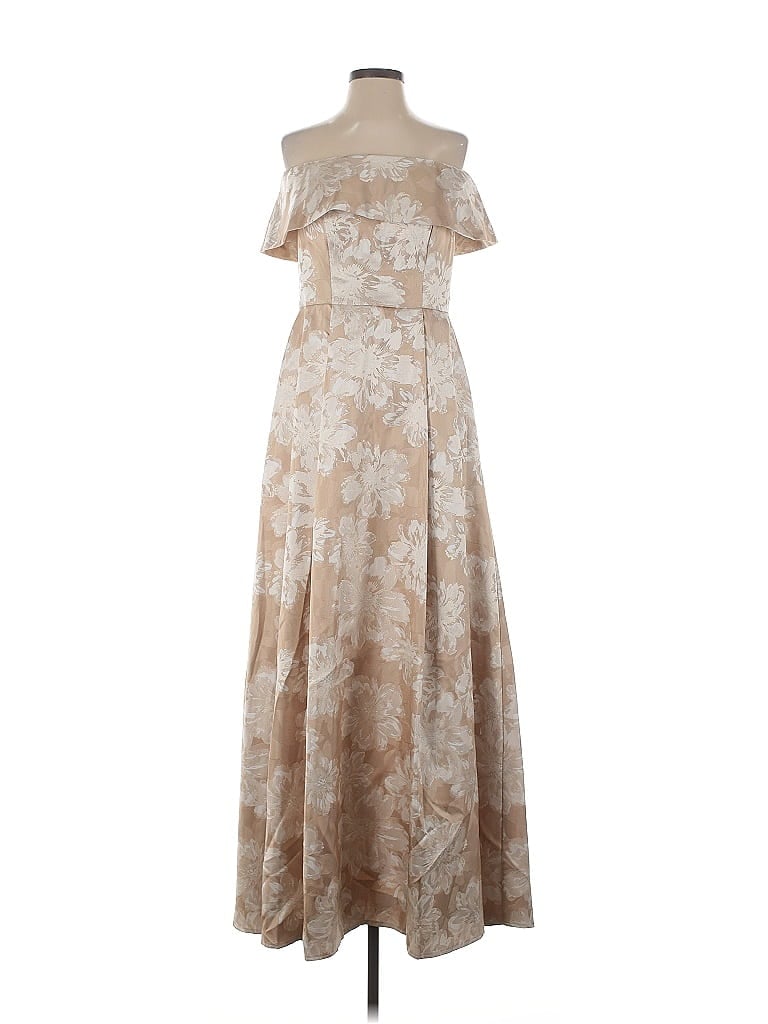 Alex Evenings Tan Cocktail Dress Size 6 - photo 1
