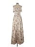 Alex Evenings Tan Cocktail Dress Size 6 - photo 2