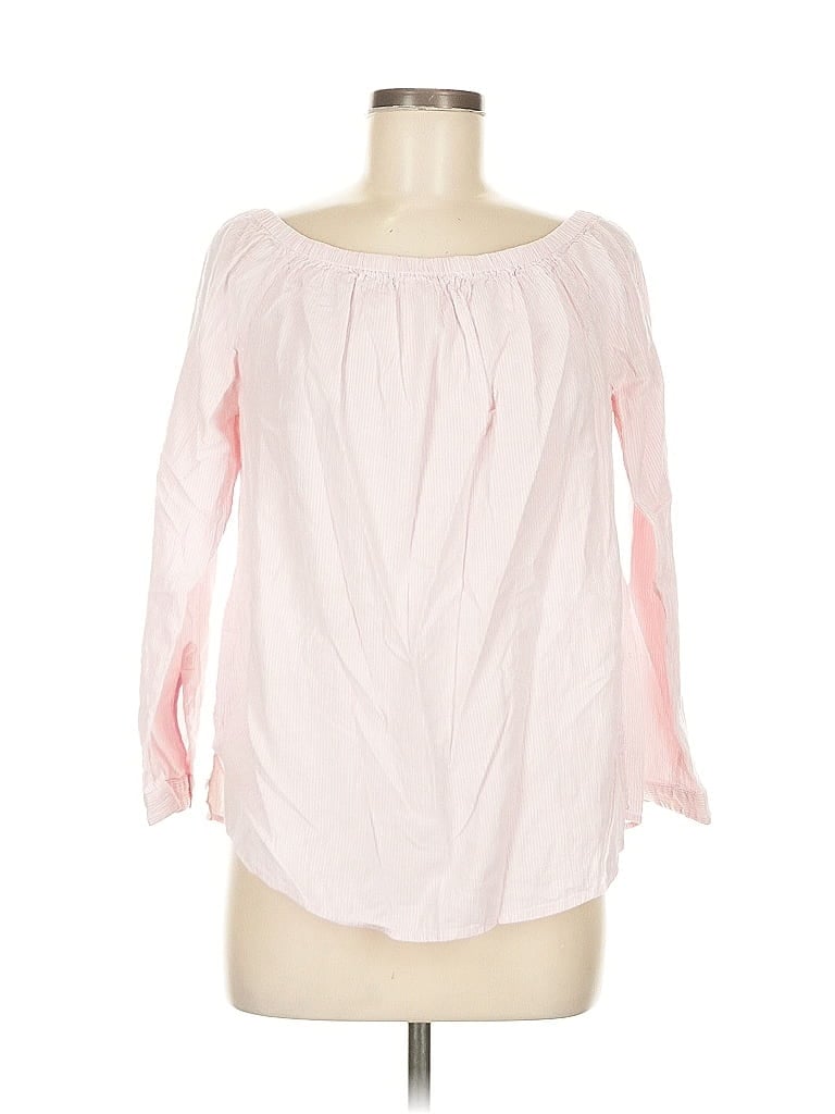 Crown & Ivy Pink Long Sleeve Blouse Size M - photo 1