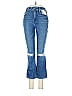 Good American Color Block Blue Jeans Size 2 - photo 1