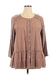Logo By Lori Goldstein 3/4 Sleeve Blouse