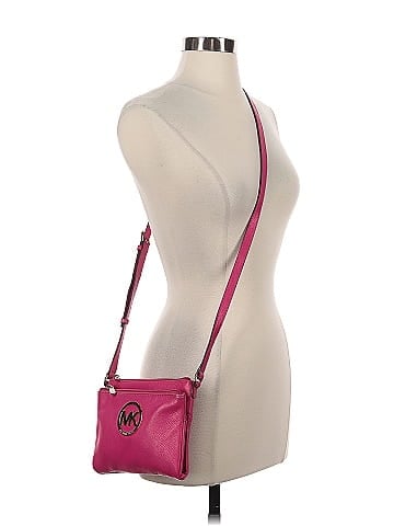 MICHAEL Michael Kors Leather Crossbody Bag (view 2)