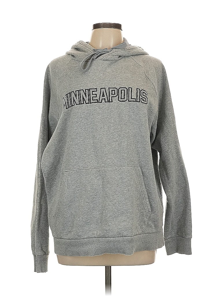 Pre-owned Under Armour Pullover Hoodie In Gray