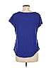 Soho Blue Short Sleeve Top Size M - photo 2