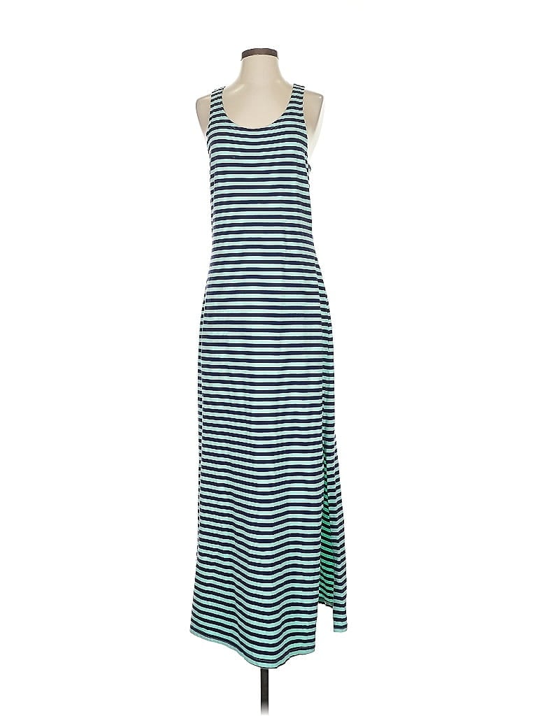 Pre-owned Sail To Sable Casual Dress In Blue
