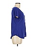 Soho Blue Short Sleeve Top Size M - photo 4