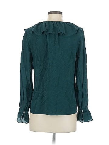 J.Crew Long Sleeve Silk Top (view 2)