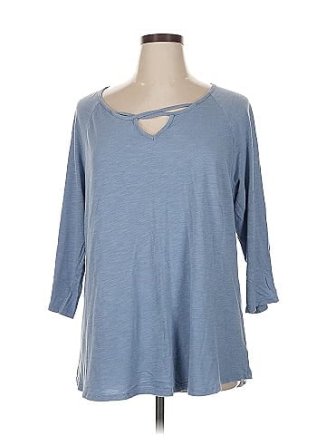 Natural Reflections 3/4 Sleeve Top (view 1)