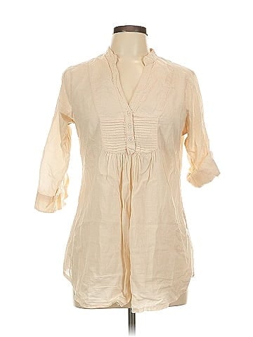 Assorted Brands 3/4 Sleeve Button-Down Shirt (view 1)