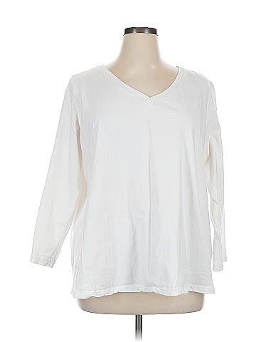 Woman Within 3/4 Sleeve T-Shirt (view 1)