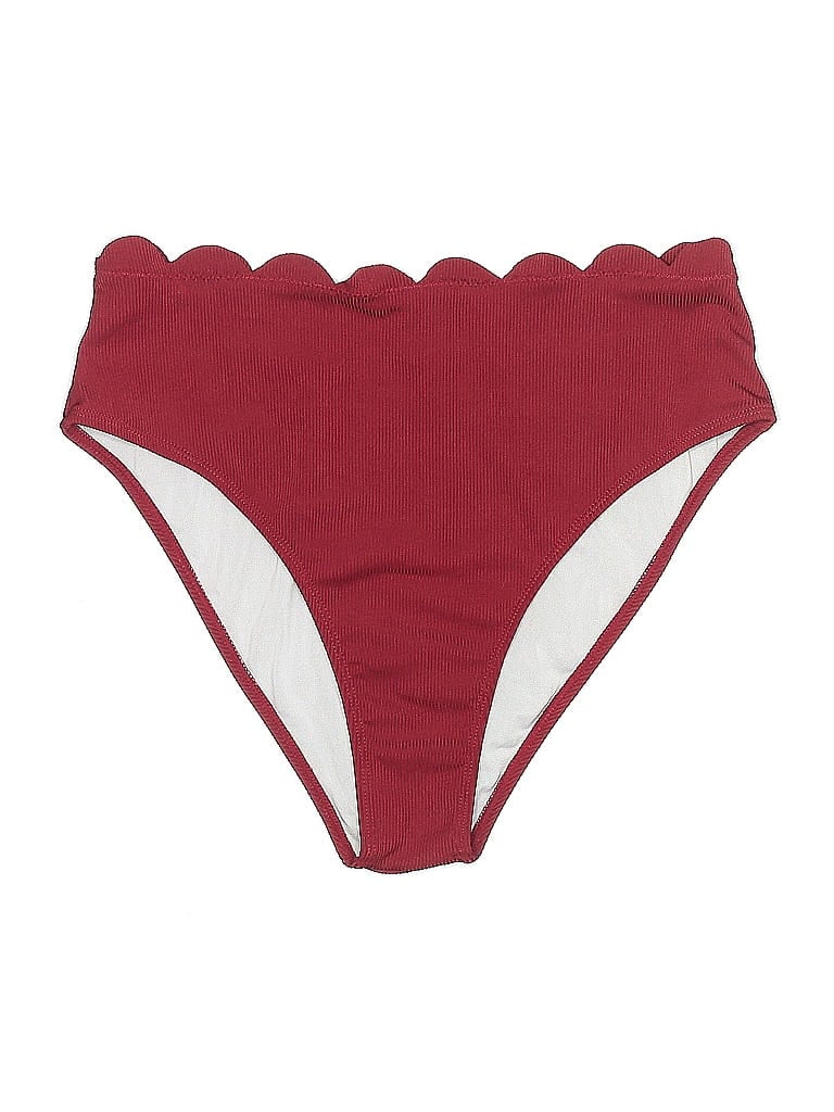 Zaful Burgundy Swimsuit Bottoms Size 8 - photo 1