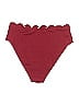 Zaful Burgundy Swimsuit Bottoms Size 8 - photo 2