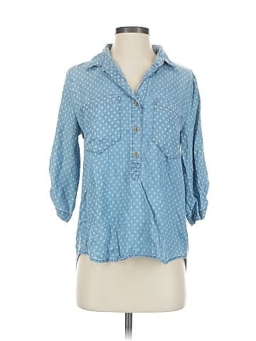 Velvet Heart Long Sleeve Button-Down Shirt (view 1)