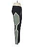 Koral Color Block Graphic Black Active Pants Size M - photo 4