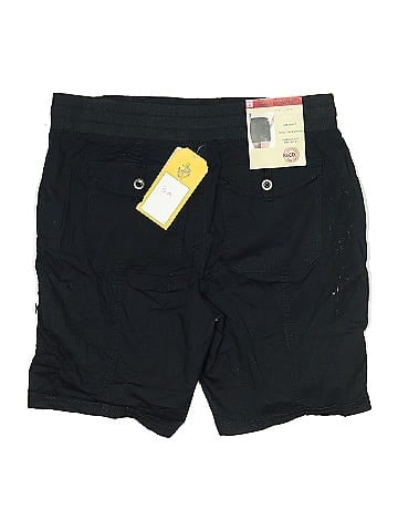 Khakis & Co Classic Black Cotton Cargo Shorts (view 2)