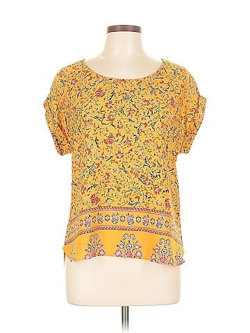 Pink Rose Short Sleeve Blouse (view 1)