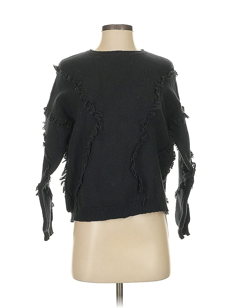 Pre-owned Atm Anthony Thomas Melillo Pullover Sweater In Black