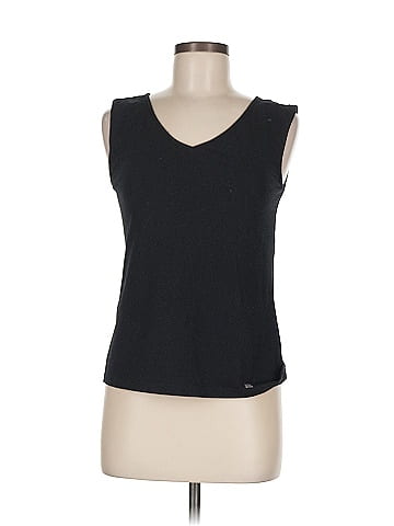 Blue Les Copains Sleeveless T-Shirt (view 1)