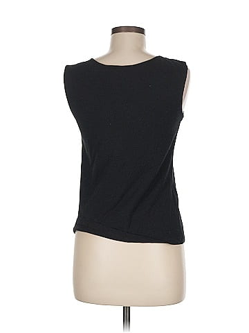 Blue Les Copains Sleeveless T-Shirt (view 2)