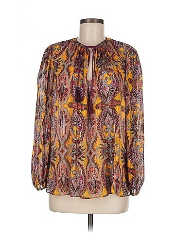 ETRO Long Sleeve Silk Top (view 1)