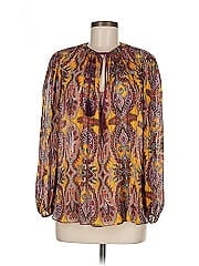 Etro Long Sleeve Silk Top