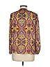 ETRO Gold Yellow Long Sleeve Silk Top Size EU (IT) 42 / US 6 - photo 2