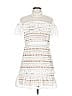 Self-Portrait 100% Polyester White Cocktail Dress Size 10 - photo 1