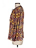 ETRO Gold Yellow Long Sleeve Silk Top Size EU (IT) 42 / US 6 - photo 5
