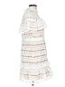 Self-Portrait 100% Polyester White Cocktail Dress Size 10 - photo 5