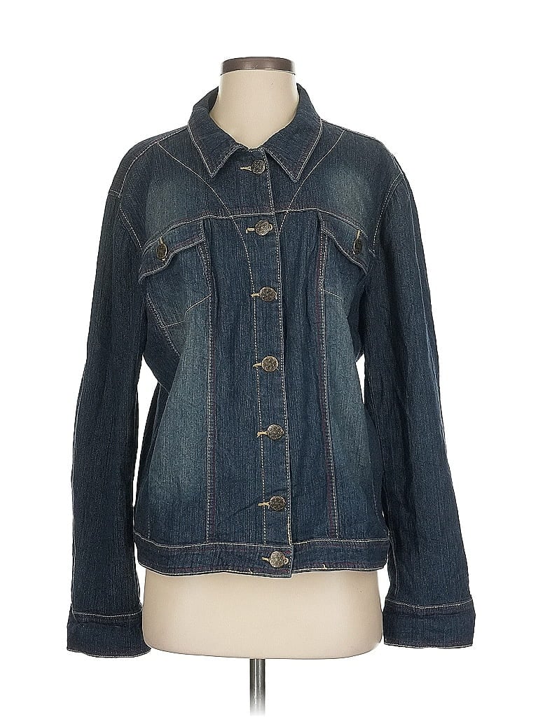 Pre-owned Assorted Brands Denim Jacket In Blue