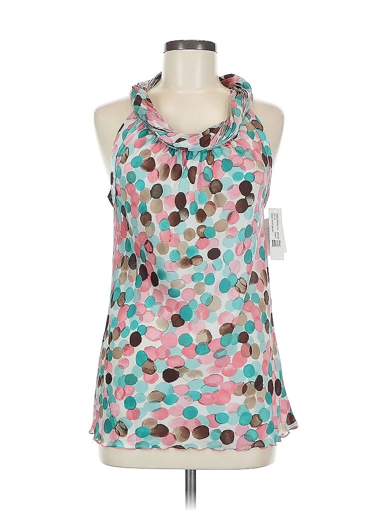 Zac & Rachel 100% Polyester Teal Sleeveless Blouse Size M - photo 1