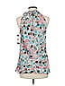 Zac & Rachel 100% Polyester Teal Sleeveless Blouse Size M - photo 2