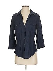 James Perse 3/4 Sleeve Button Down Shirt