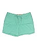 Natural Reflections 100% Cotton Solid Green Board Shorts Size 12 - photo 1