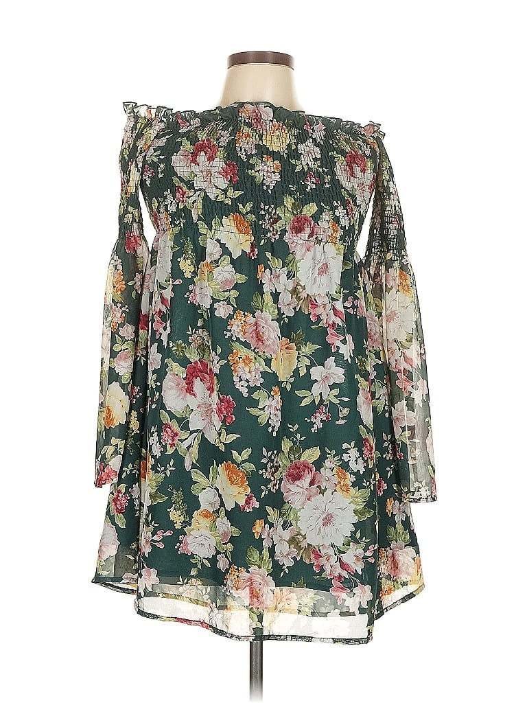 Pre-owned Unbranded Casual Dress In Green