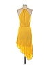 Haute Hippie 100% Silk Yellow Cocktail Dress Size XS - photo 2