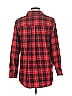 Isaac Mizrahi LIVE! 100% Cotton Plaid Red Long Sleeve Button-Down Shirt Size 10 - photo 2
