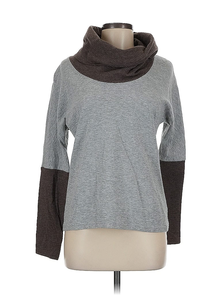PURE AMICI Pre-owned Turtleneck Sweater In Gray