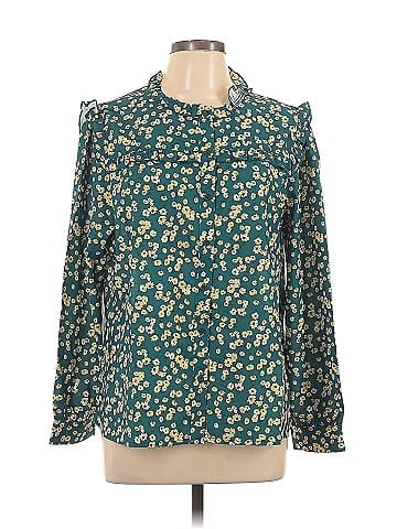 Allegra K Long Sleeve Blouse (view 1)