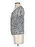 Tahari Silver Gray Short Sleeve Top Size S - photo 5