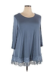 Logo By Lori Goldstein 3/4 Sleeve Top