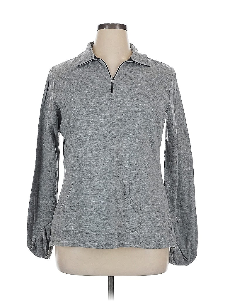 Cuddl Duds Gray Sweatshirt Size XL - photo 1