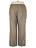 Le Suit 100% Polyester Tweed Brown Dress Pants Size 20 - photo 2